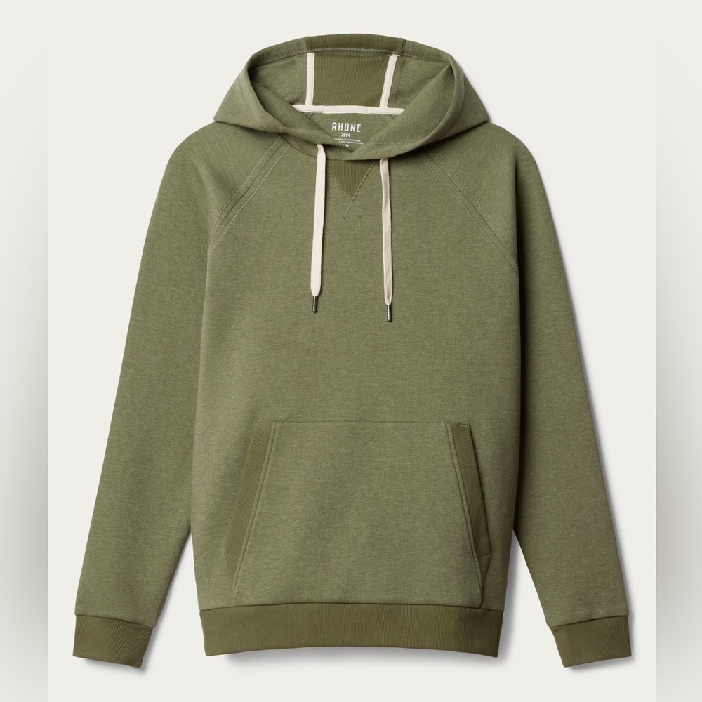 Rhone Heritage Midweight Hoodie Olive Green Men’s Small MWT $118